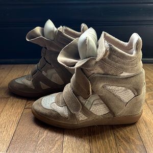 Isabel Marant High Top Wedge Sneaker